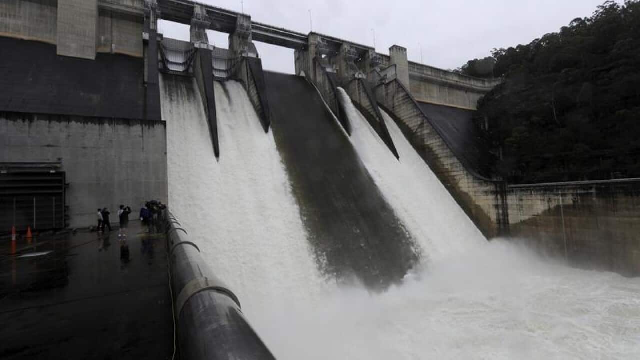 Warragamba Dam in Sydney's west.