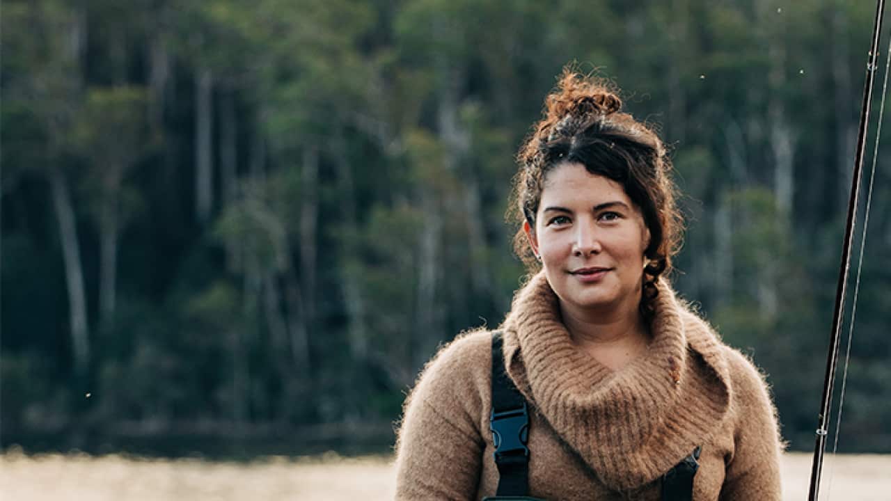 Analiese Gregory with book cover