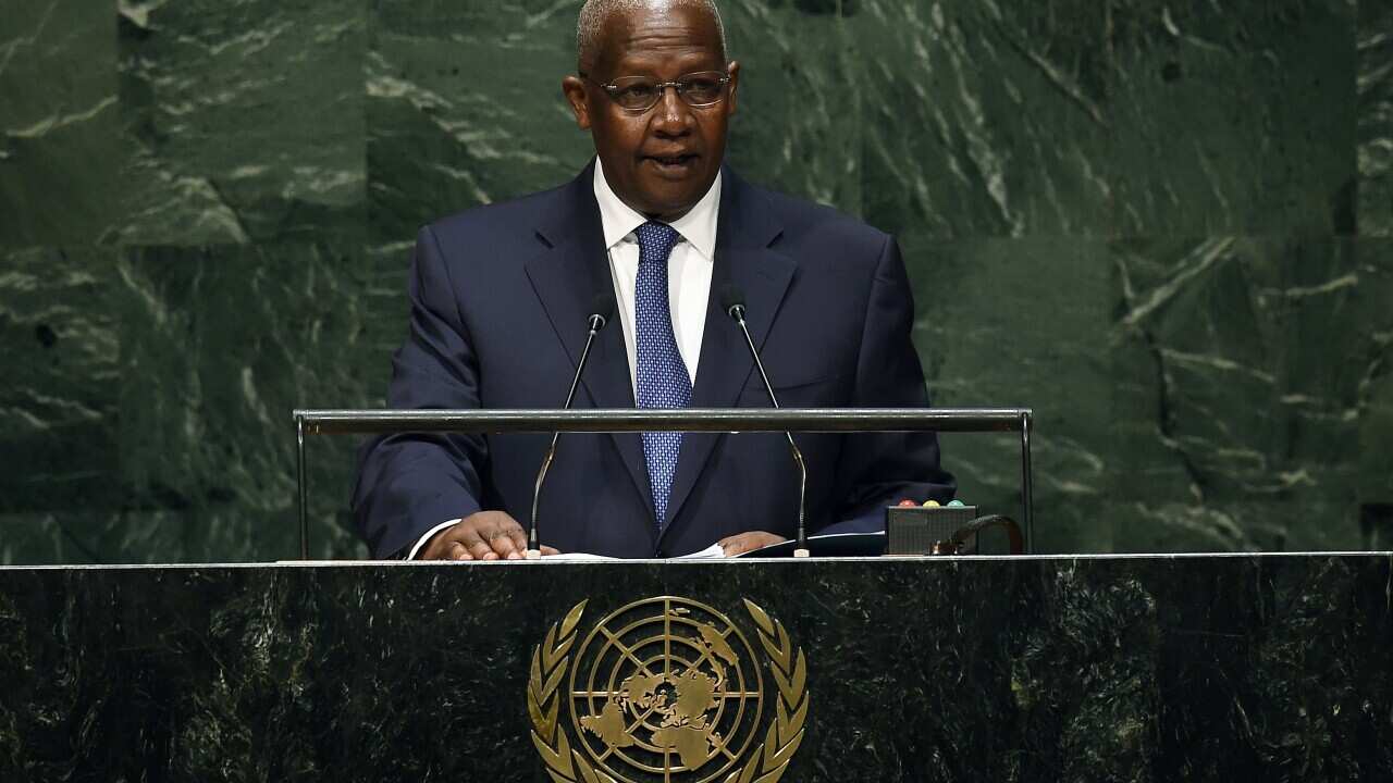 Sam Kutesa of Uganda at the UN