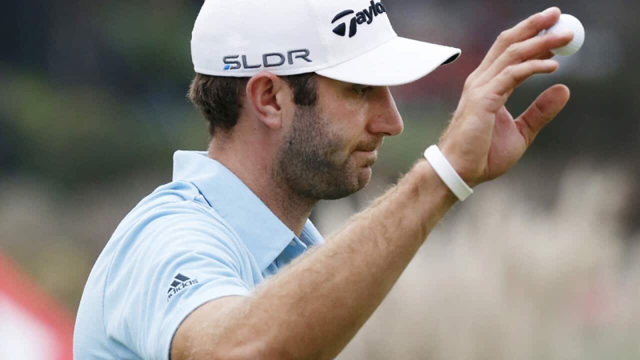 Dustin Johnson of the United States