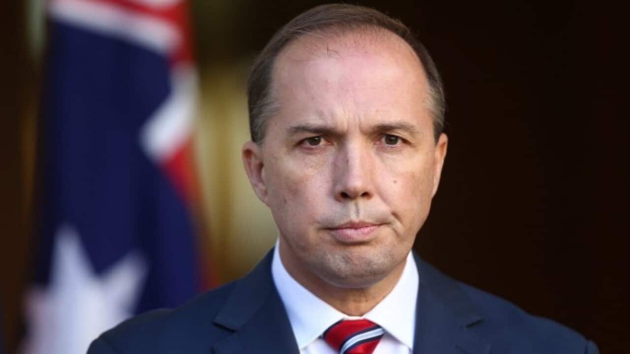File image of Immigration Minister Peter Dutton