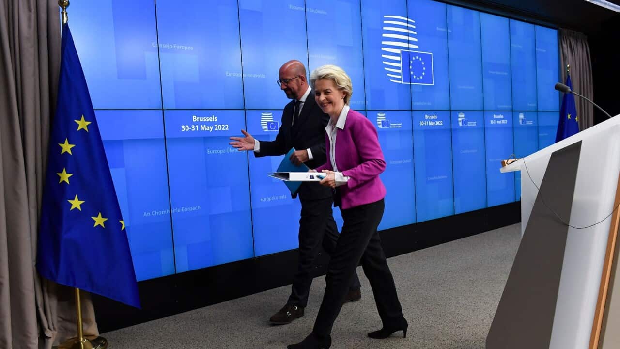 European Commission President Ursula von der Leyen and President of the European Council Charles Michel in Brussels
