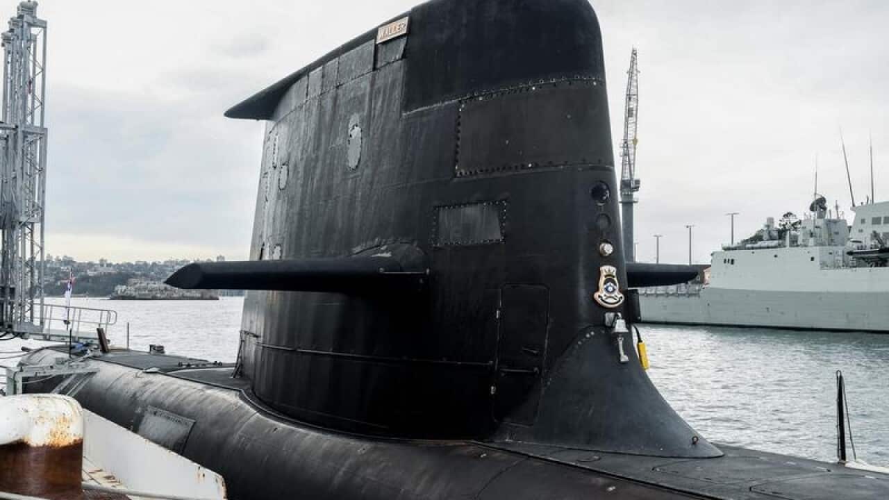 A Collins class submarine from Australia's fleet.