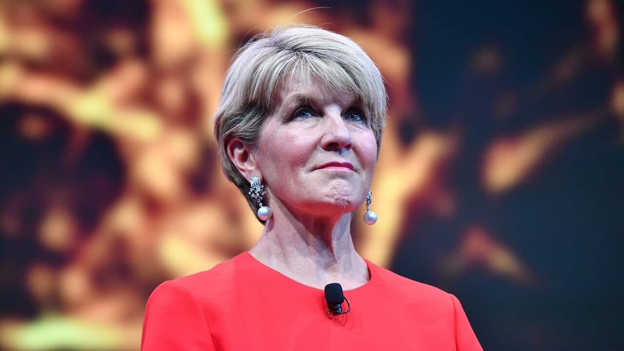 Former Australian foreign minister and deputy leader of the Liberal Party Julie Bishop at EY's Future Realised Conference