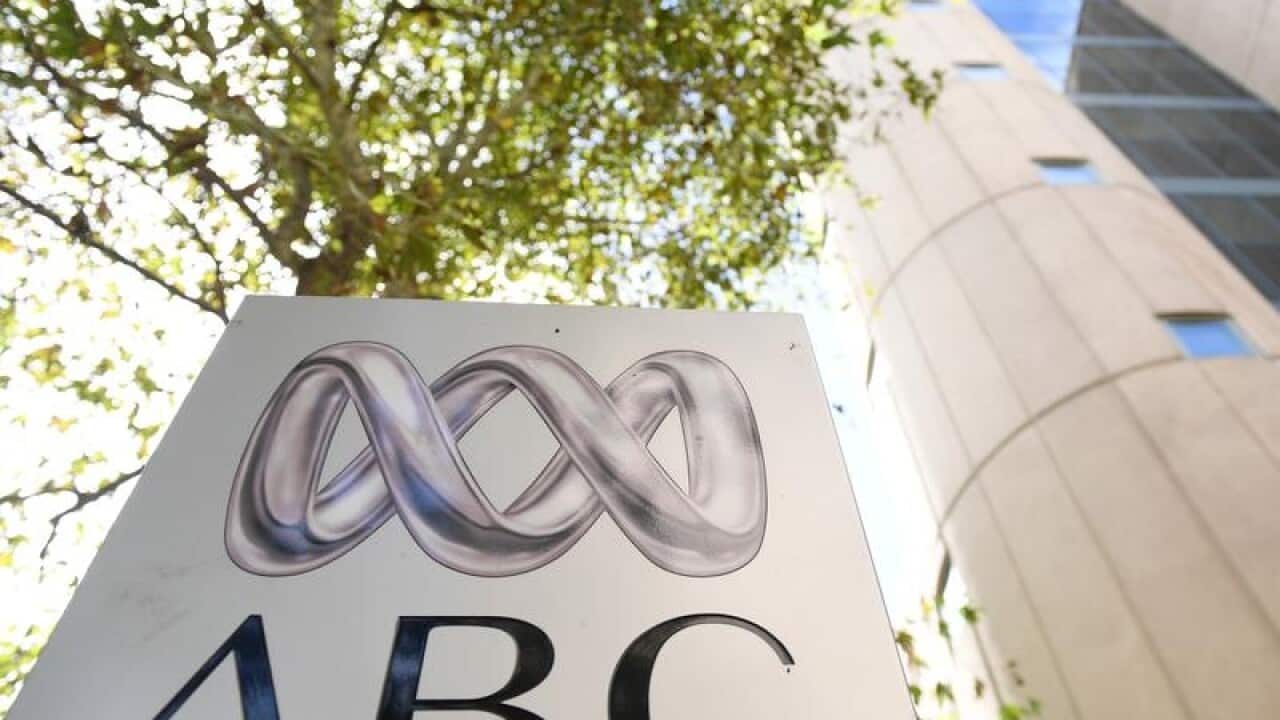 Signage outside of the ABC building in Sydney