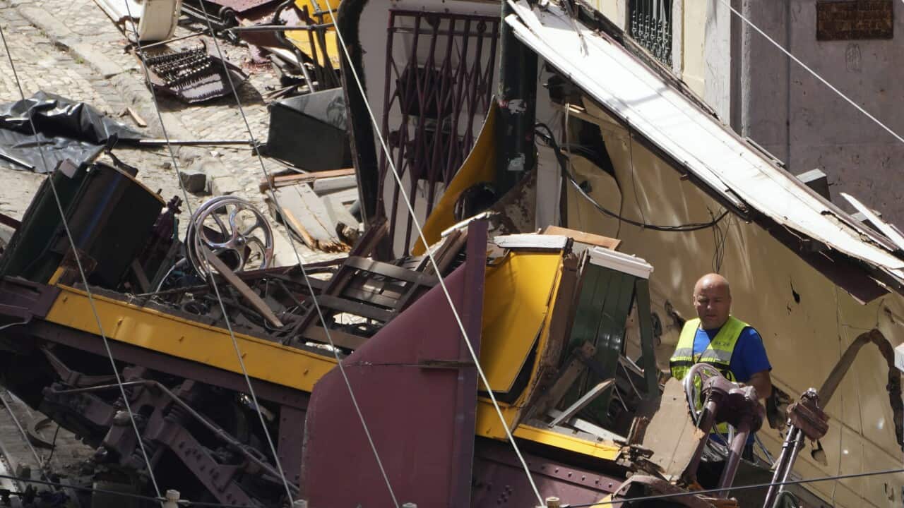 Portugal Streetcar Derailed