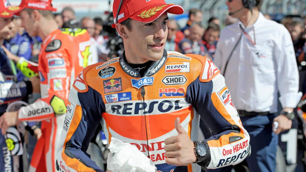 Spanish MotoGP rider Marc Marquez