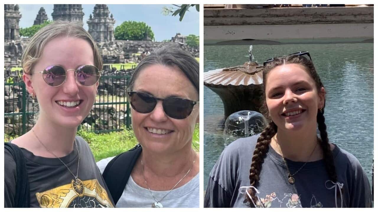 Photo1, India Lewis (Left) visiting Prambanan in Yogyakarta with her mother – Mar 2024 (Supplied).  
Photo 2, Melody Pedersen visiting Taman Sari when she stayed in Jogya – Jan 2024 (Supplied).