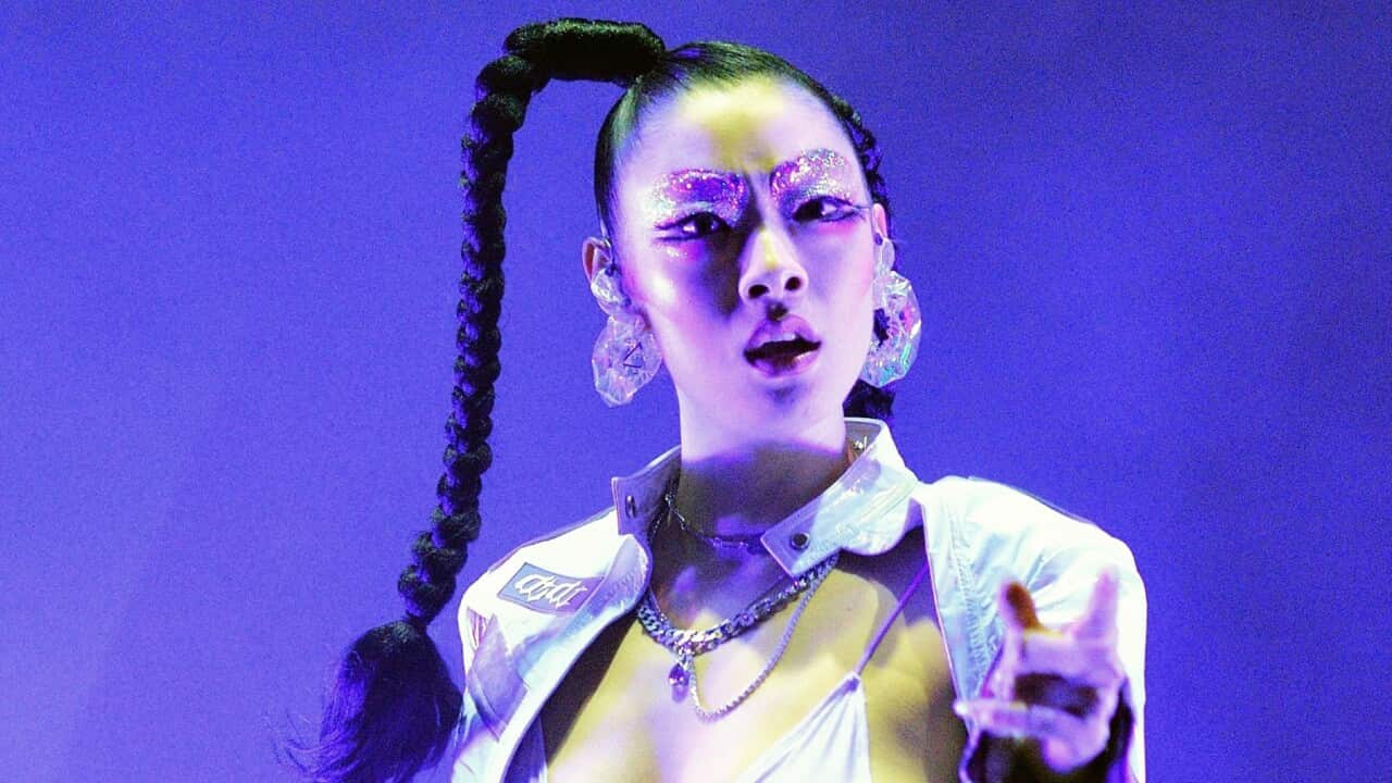 Rina Sawayama performs on stage at O2 Academy Brixton on October 31, 2019 in London, England. (Getty Images/Gus Stewart/Redferns