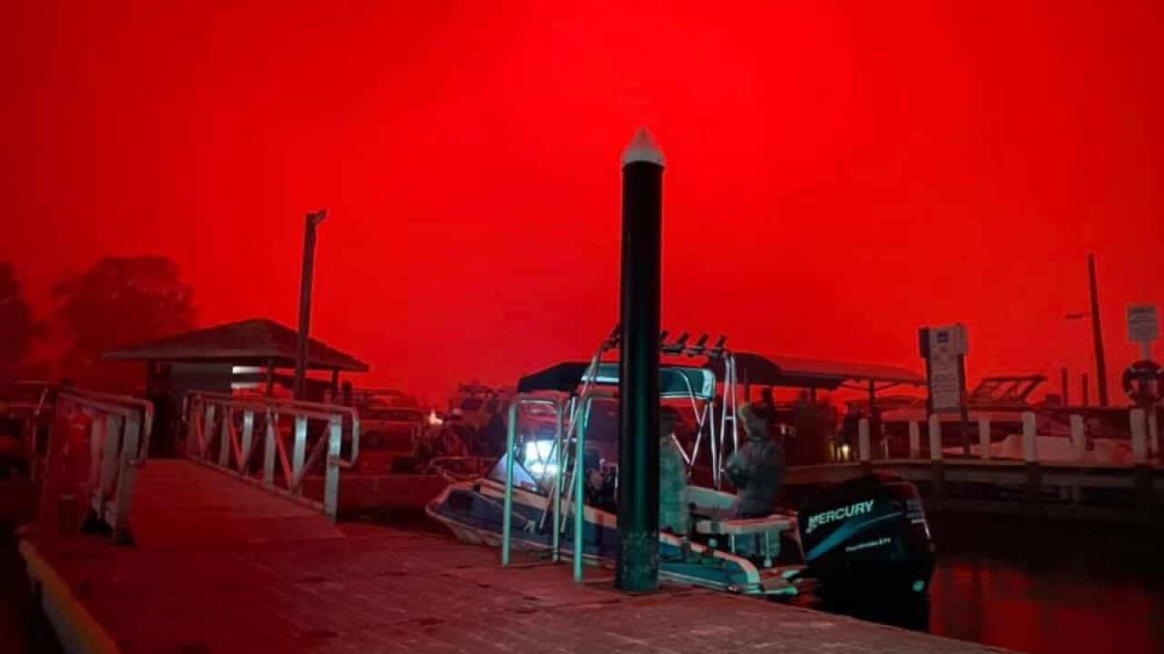 Mallacoota at 9.45 am