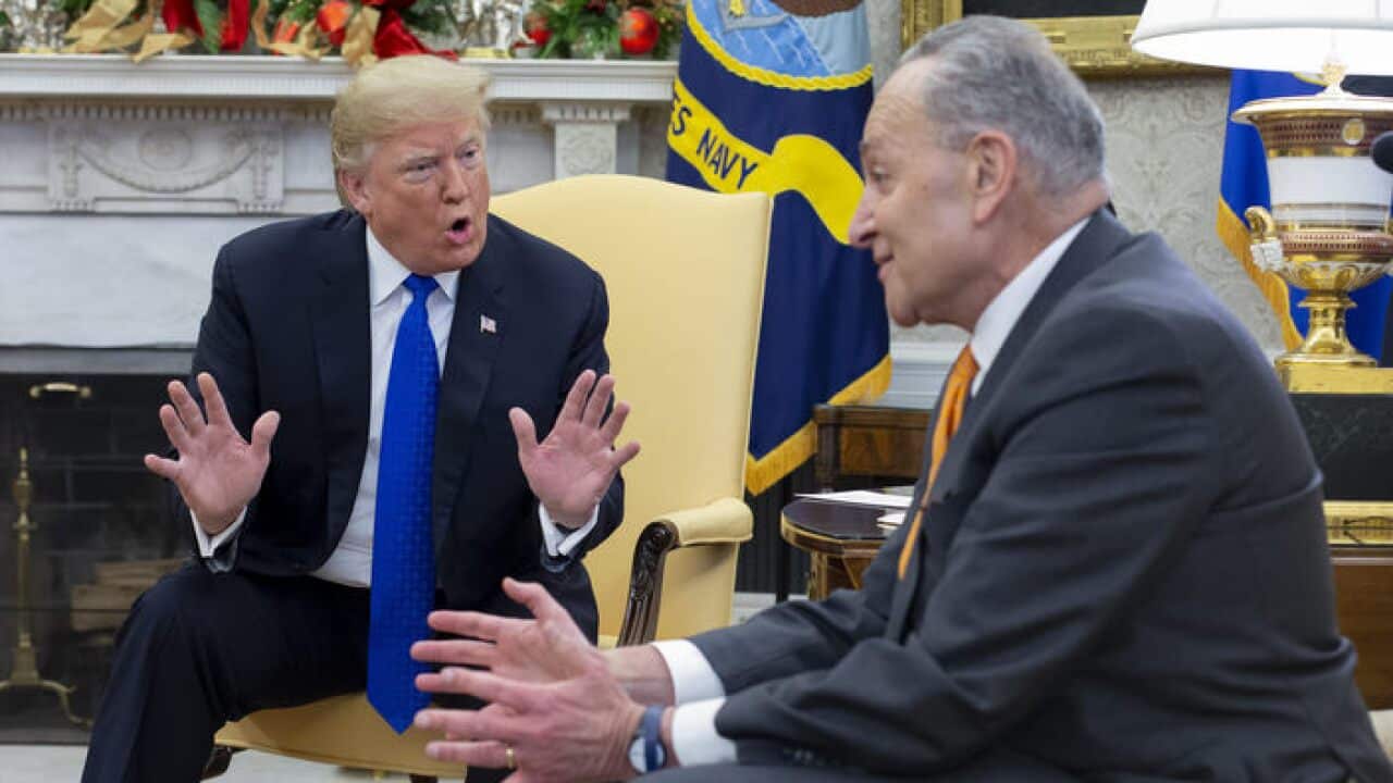 Donald Trump ma Chuck Schumer