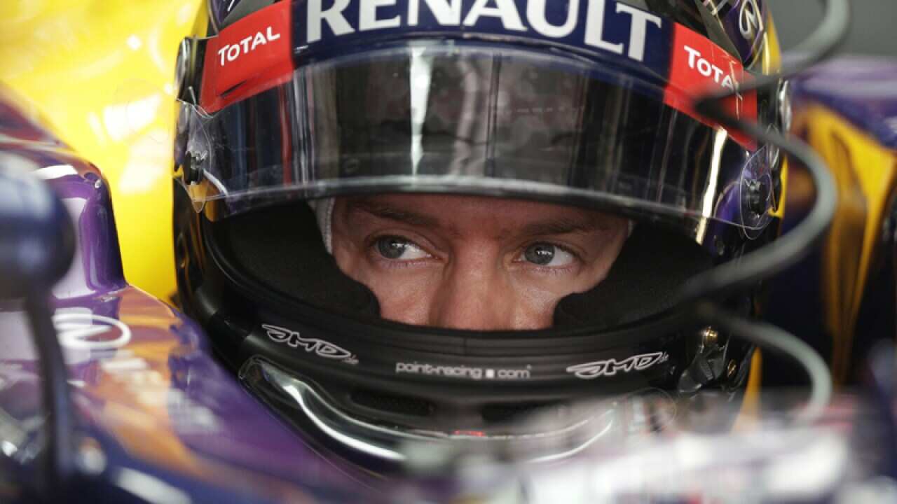 Redbull F1 driver Sebastian Vettel