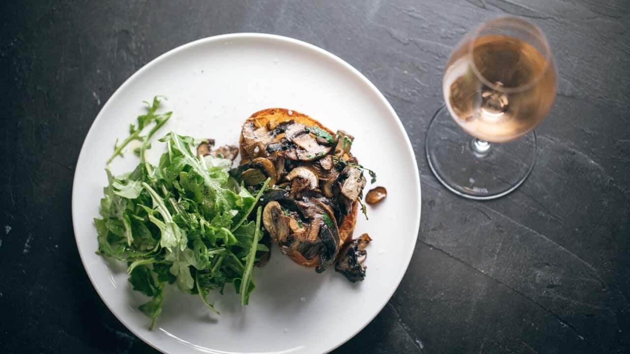 Mushrooms on parmesan toast SBS The Cook Up with Adam Liaw