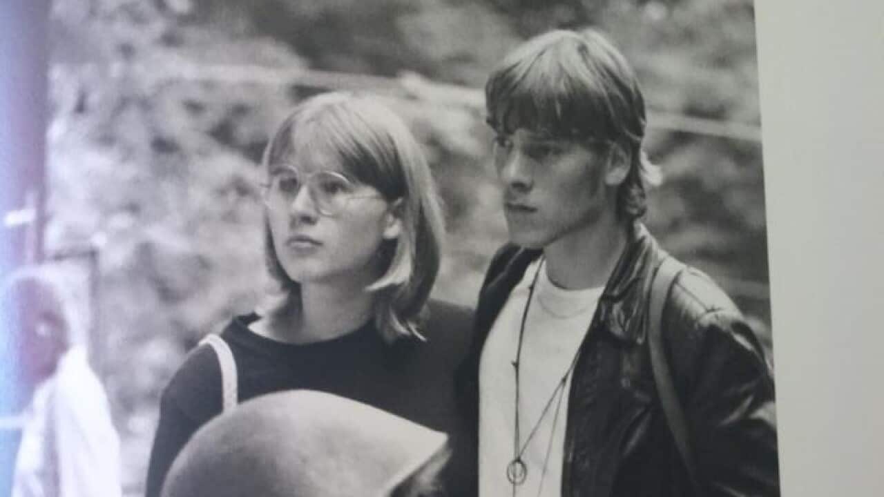 Susanne Mueller mit Detlef Naroschk 1982 in East Berlin