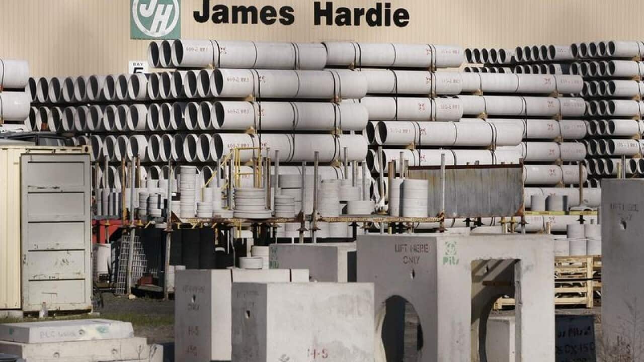 Australian building supplies company James Hardie.