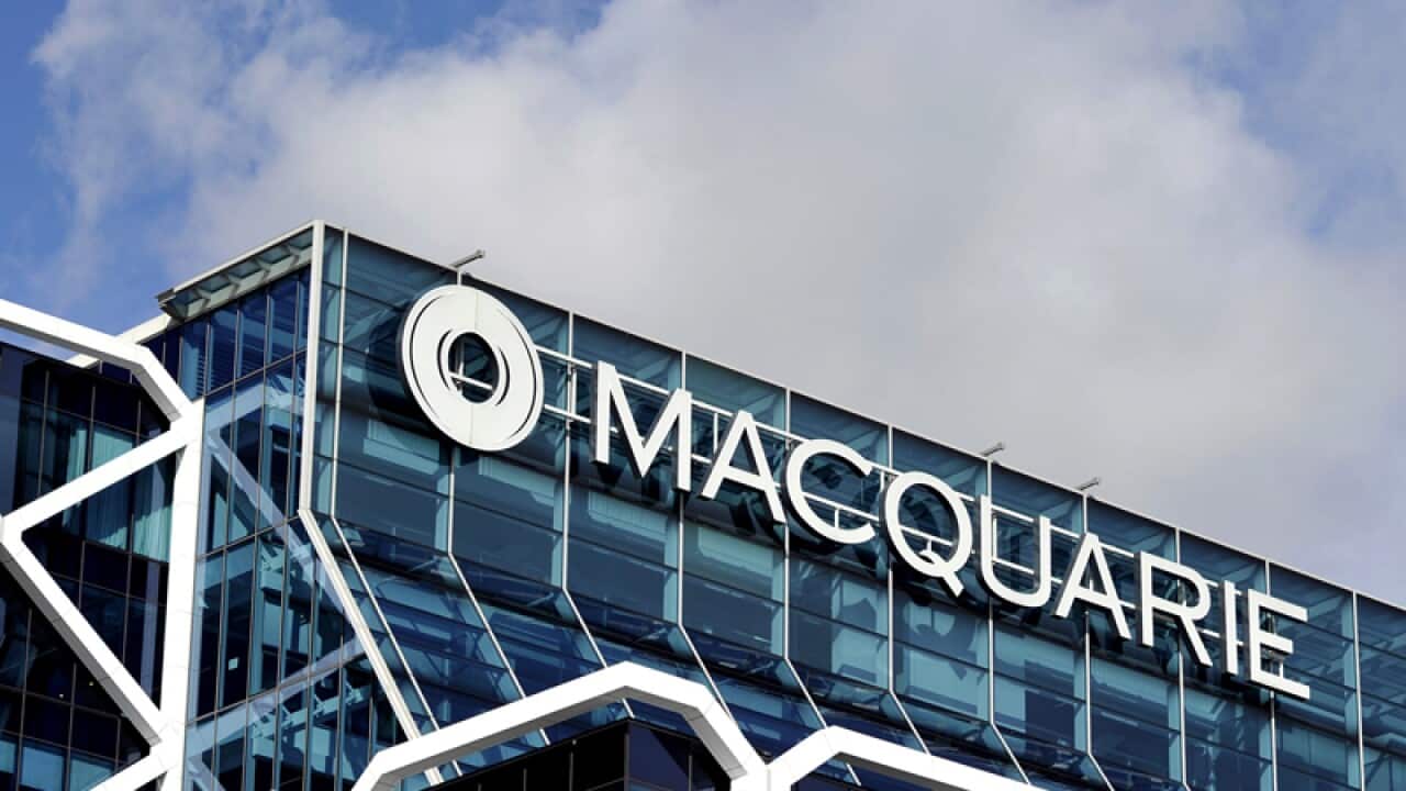 Macquarie Group signage in Sydney