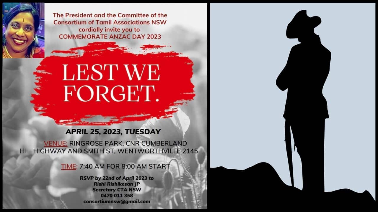 Tamils in Sydney celebrate ANZAC Day