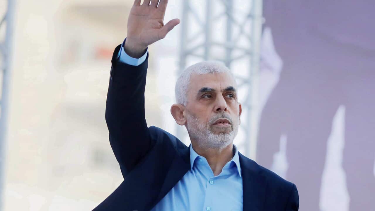 Yahya Sinwar, head of the Palestinian Islamic movement Hamas