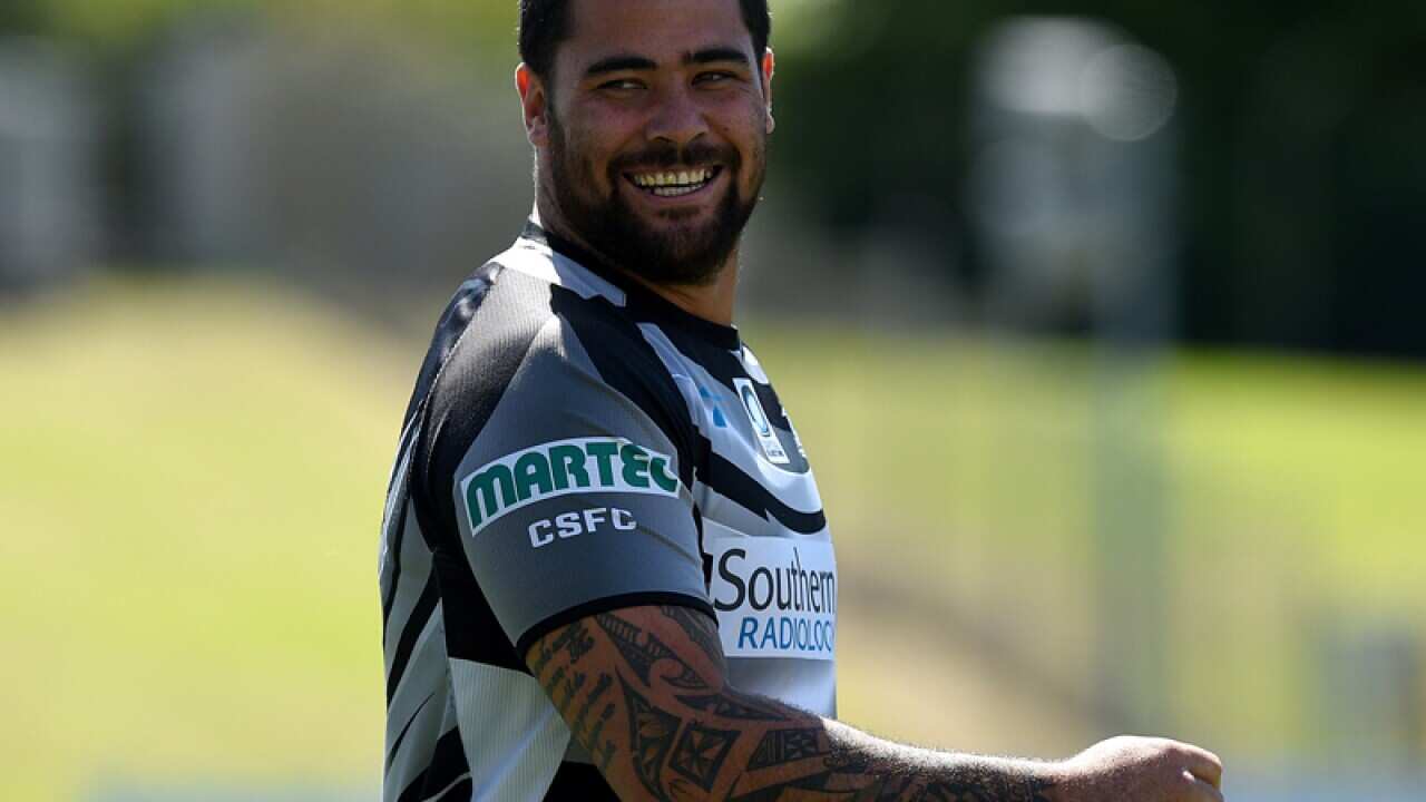 Cronulla Sharks player Andrew Fifita
