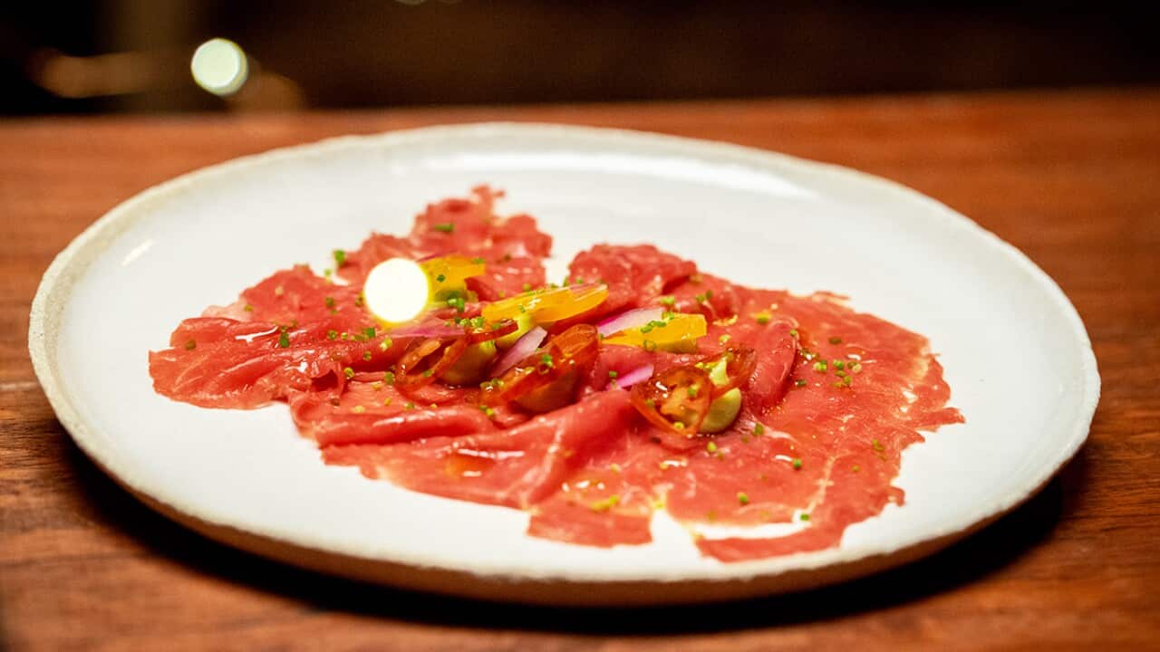 Beef carpaccio