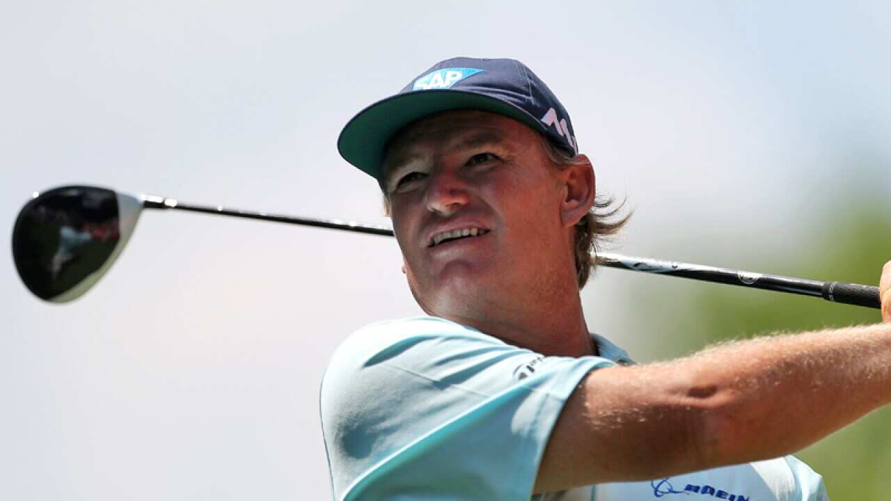 South African golfer Ernie Els