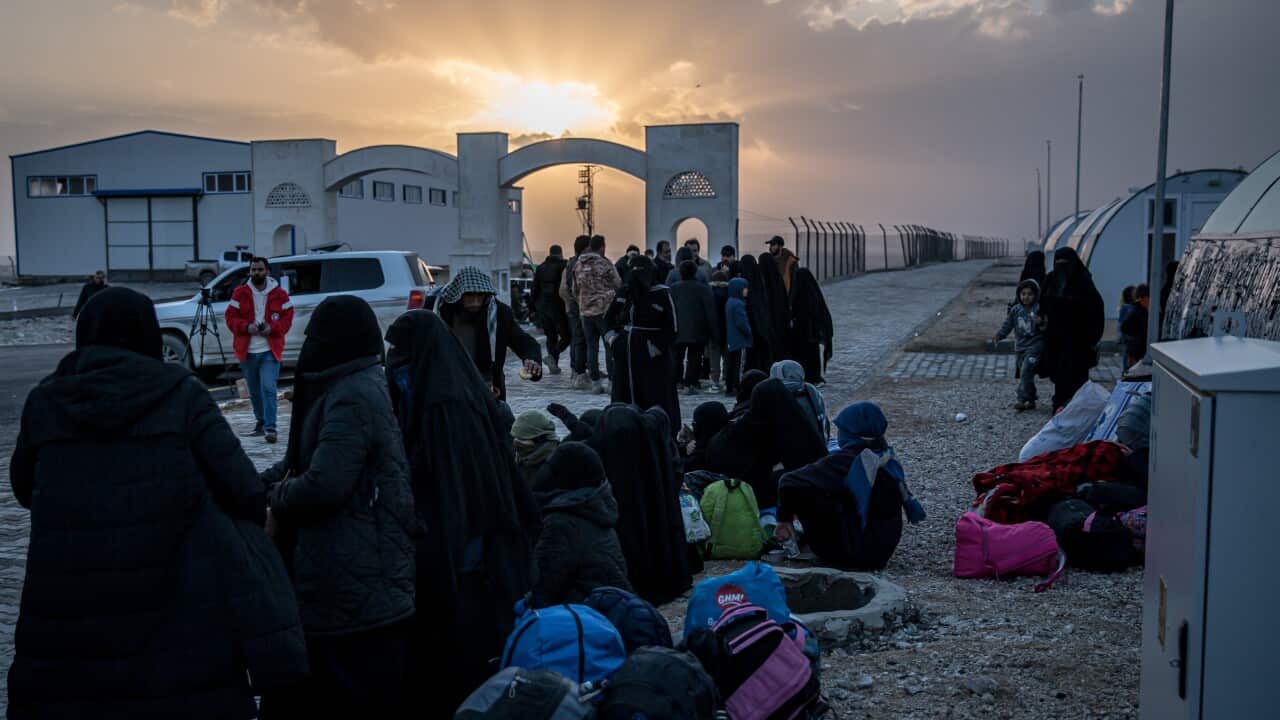 Former detainees moved from Al Hol camp to Aq Burhan camp in Syria - 17 Feb 2026