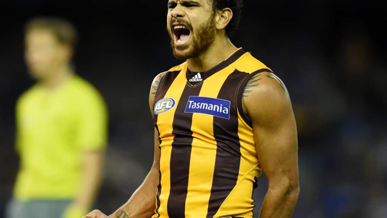 Cyril Rioli of the Hawthorn Hawks