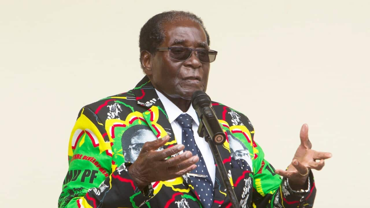 File image of Zimbabwean President Robert Mugabe