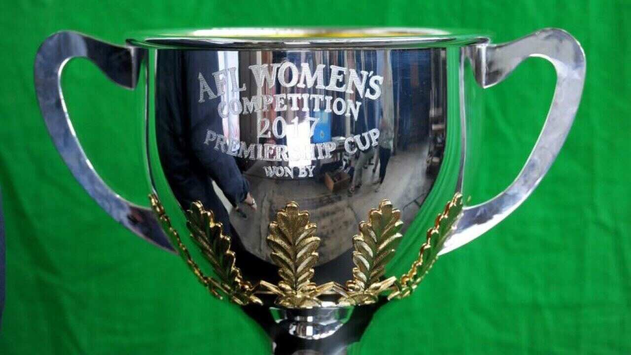 To the victor the spoils ... this trophy will go to the winners of the first AFLW title, but where will the grand final be played?