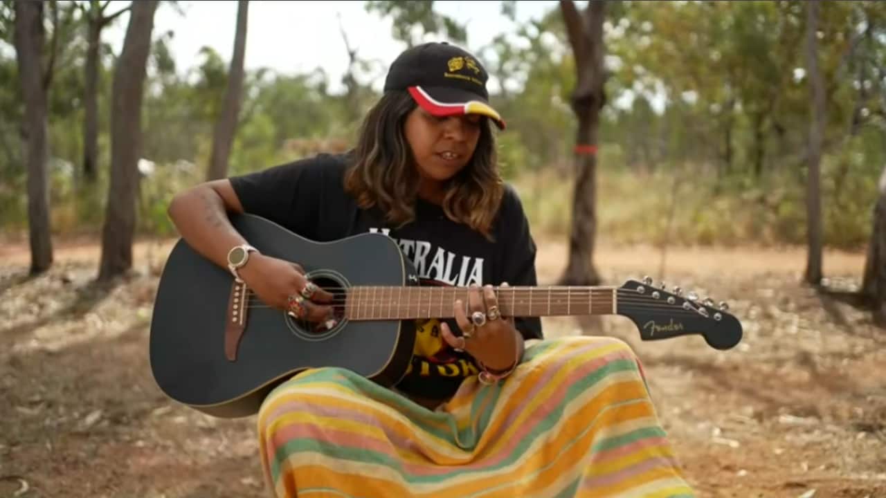 Garma 2025, singer and songwriter Emily Wurramara