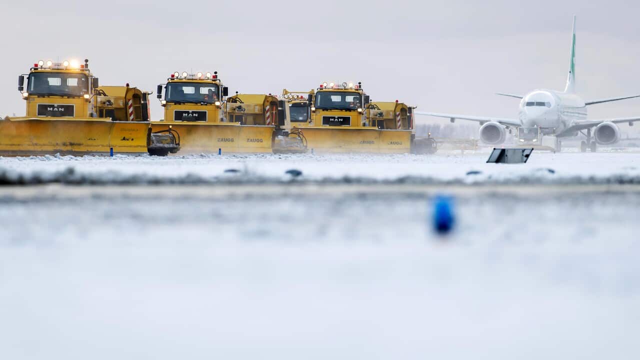 Hundreds of flights canceled in the Netherlands amidst heavy snow and ice