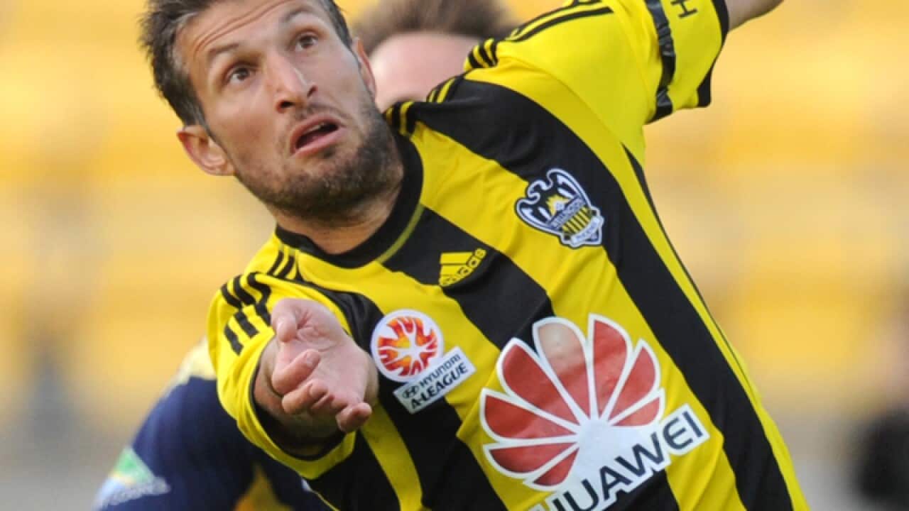 Wellington Phoenix midfielder Vince Lia