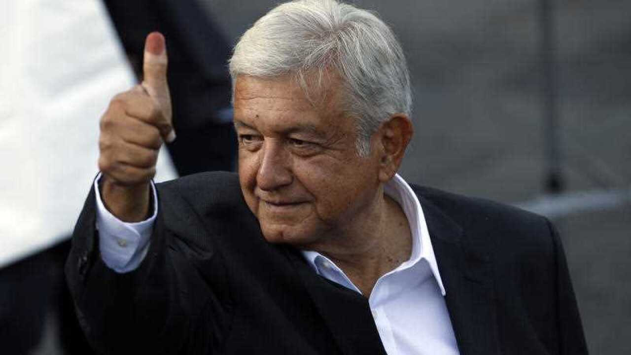 Presidential candidate Andres Manuel Lopez Obrador has won by a large margin.