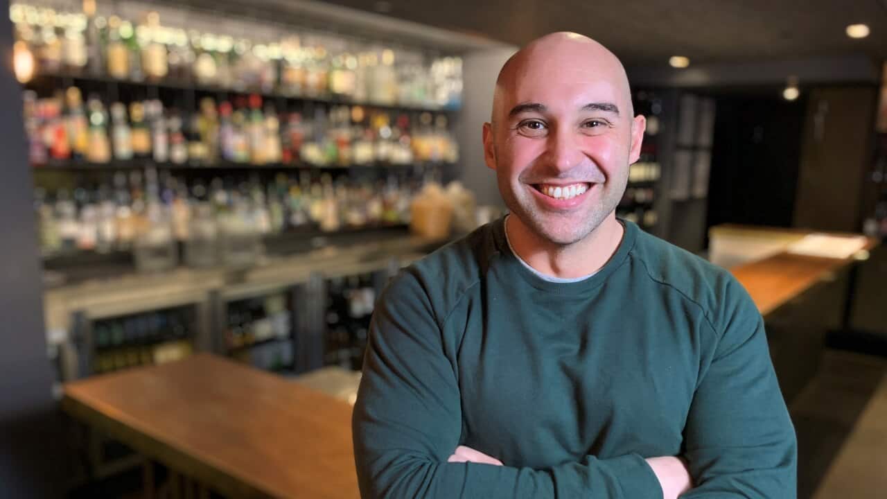 Chef Shane Delia at his Melbourne restaurant Maha.