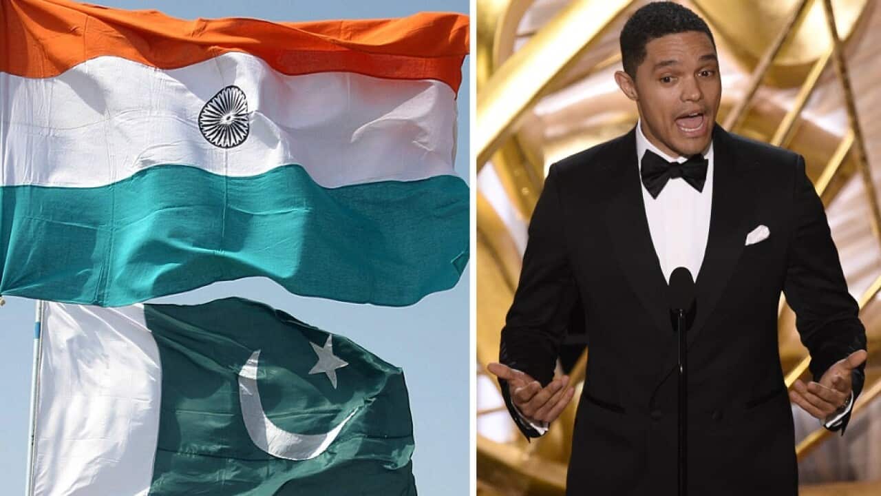 Trevor Noah was criticised for 'racist' comments about the India Pakistan conflict.