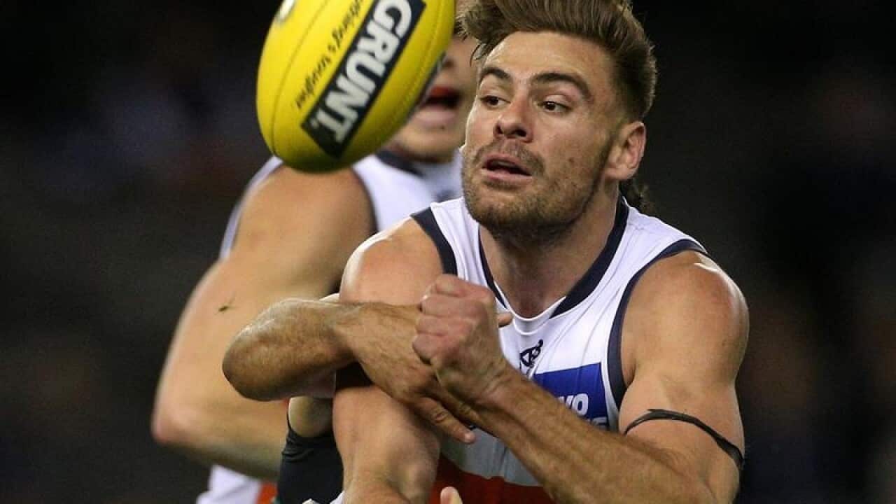 Stephen Coniglio of the Giants .
