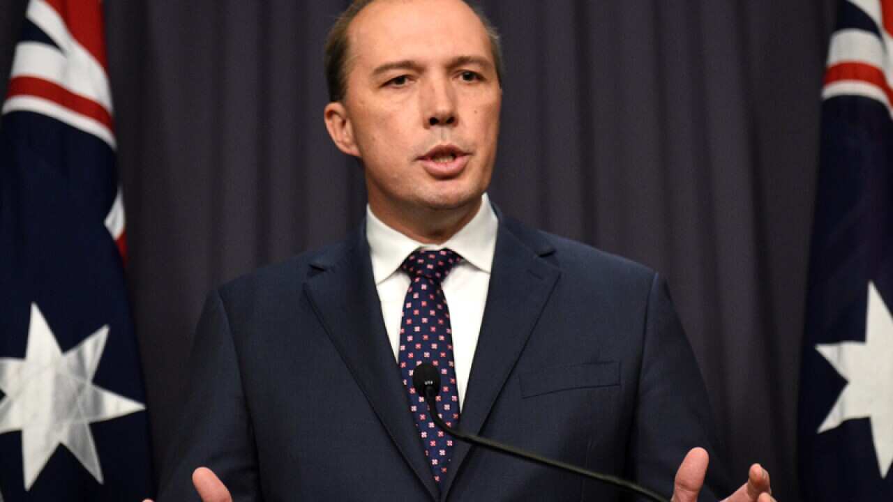 Federal Minister for Immigration Peter Dutton.