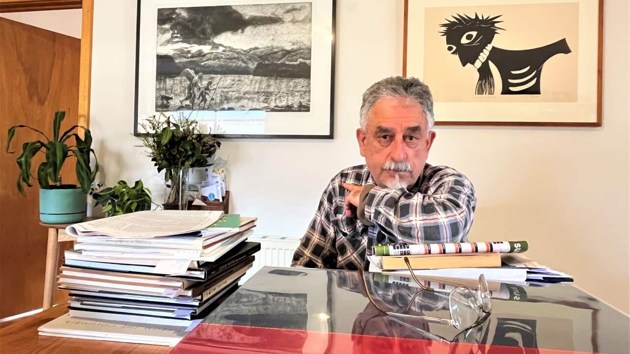 Ο Παναγιώτης Λυσσιώτης στην κατoικία του στη Μελβούρνη