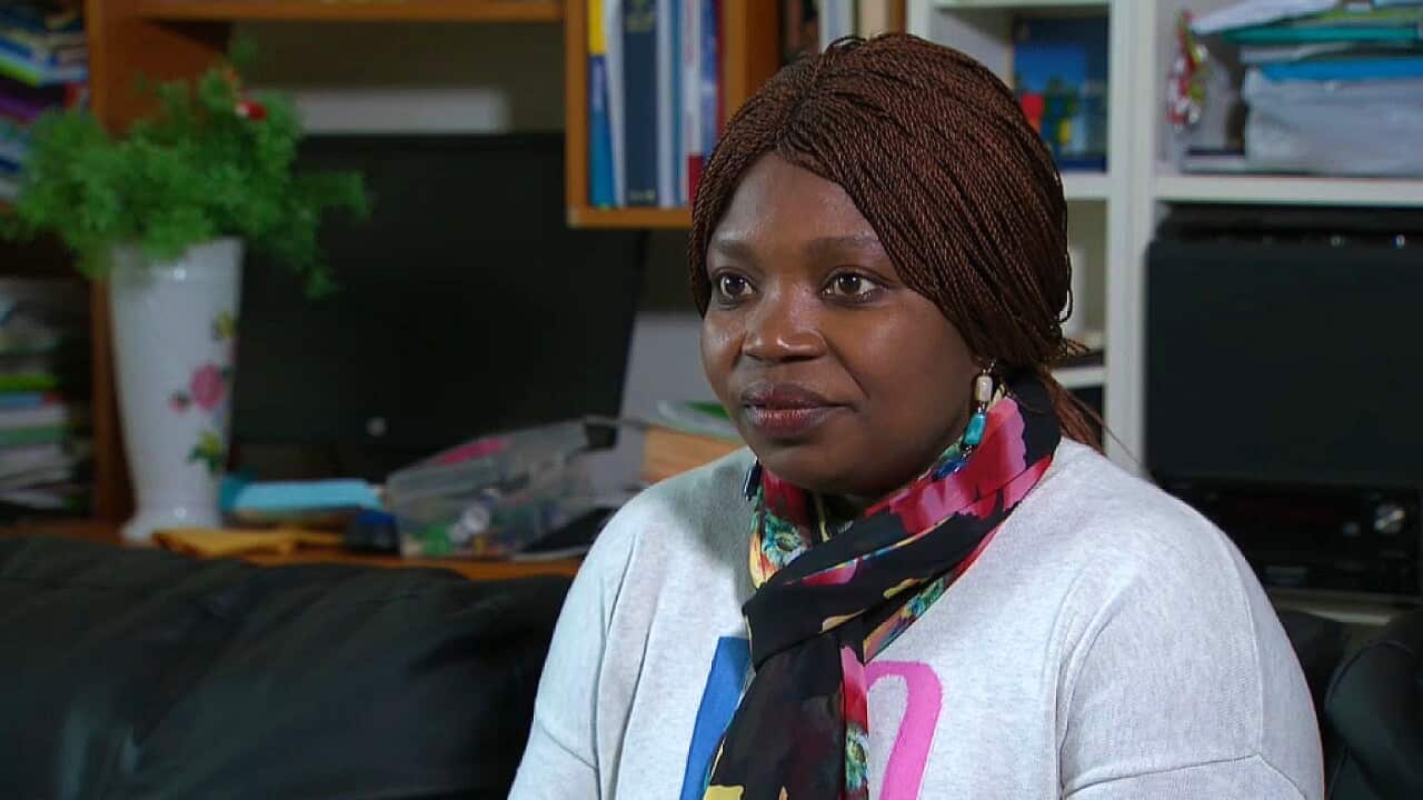 Pascasie Muderway arrived in Australia from war-torn Congo 13 years ago