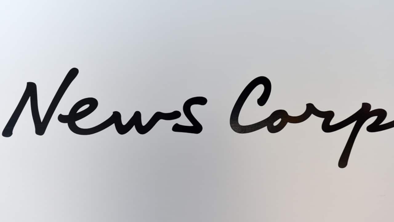The News Corp Australia signage