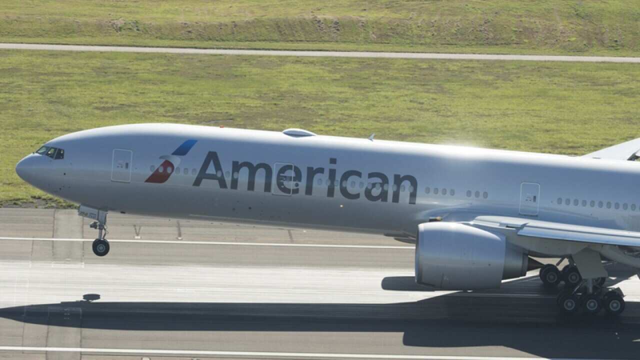 An American Airlines Boeing