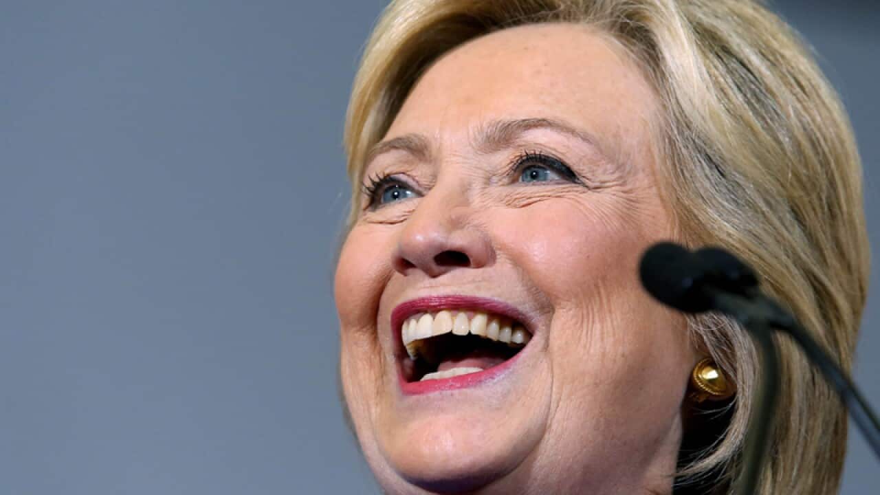 US presidential candidate Hillary Clinton