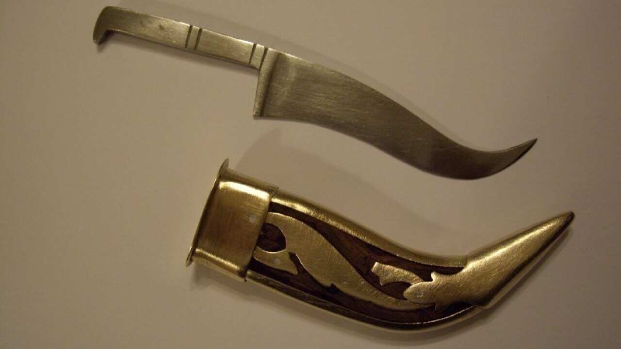 A Sikh kirpan knife
