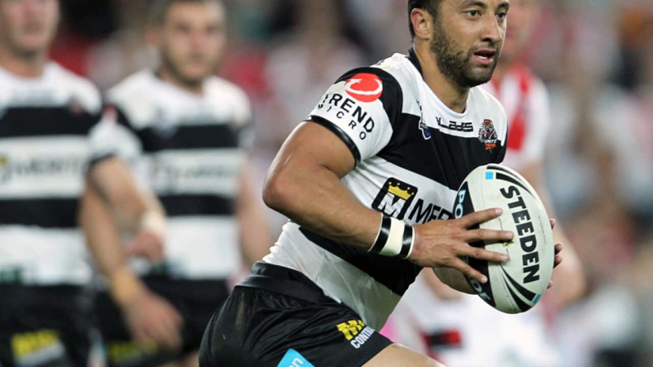 Benji Marshall during the a Kiwis training session on the Gold Coast