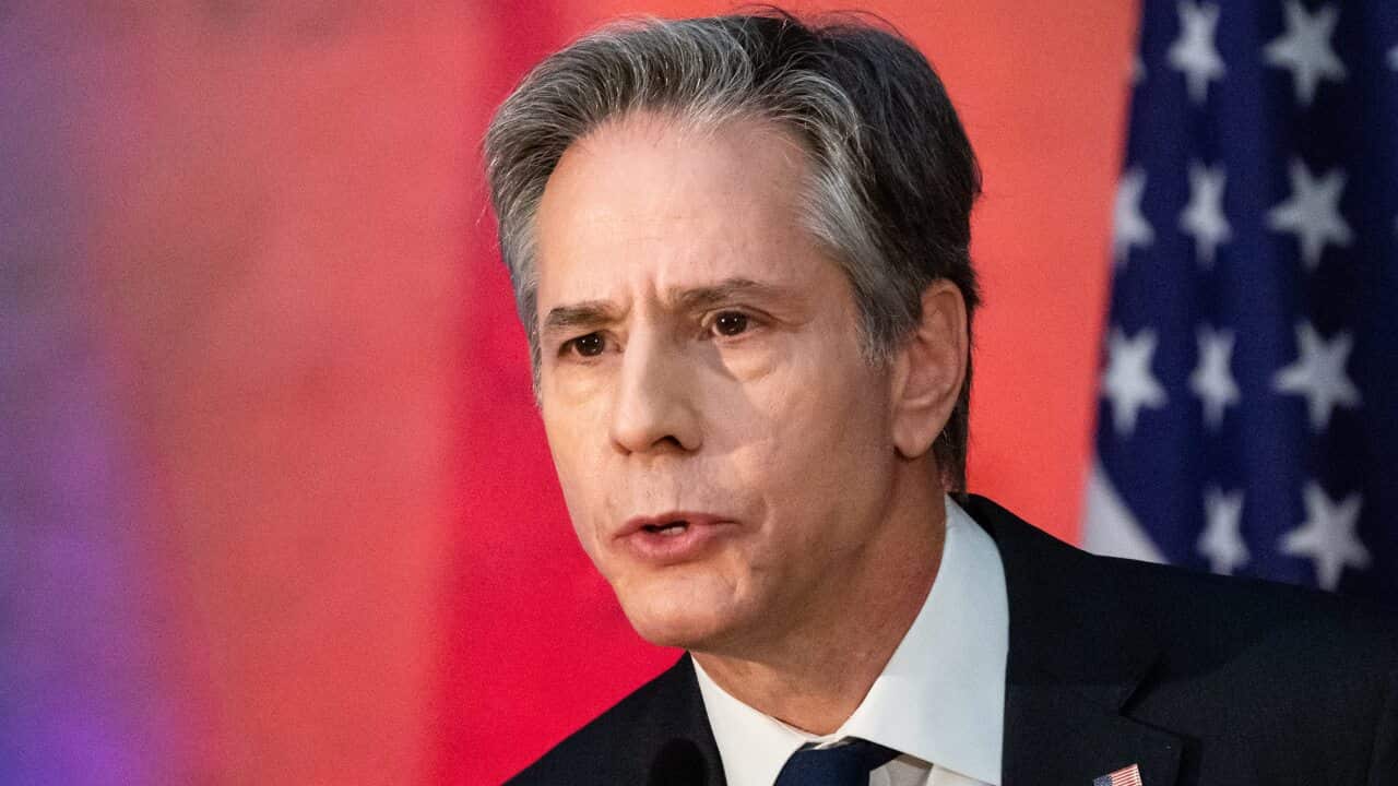 Blinken Meets With European Counterparts And Chancellor Scholz In Berlin