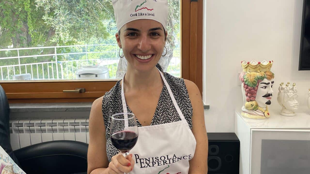 Caterina Hrysomallis at the Penisola Experience, Vico Equense, Italy.