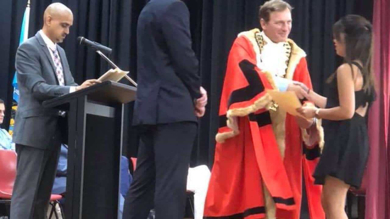 the only Filipino receiving citizenship at Bowman Hall, 26 Jan Blacktown , Sydney