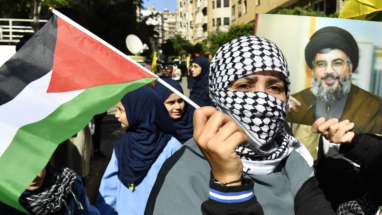 LEBANON PROTEST ISRAEL GAZA CONFLICT