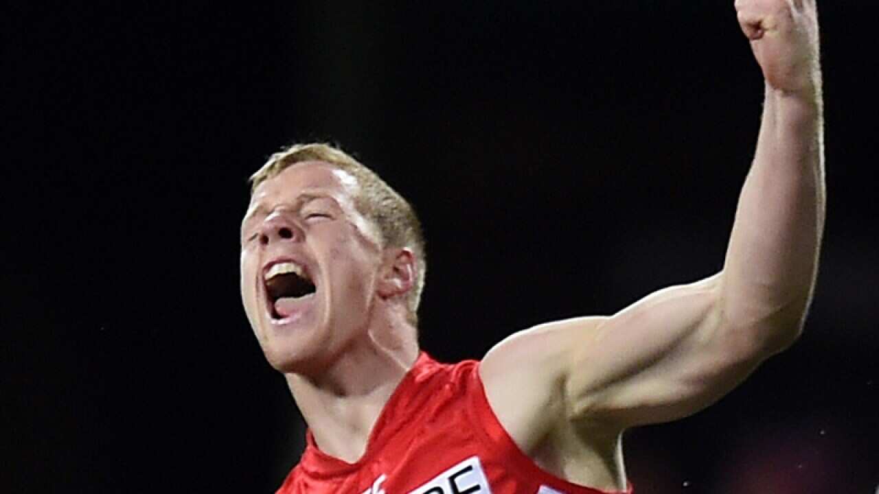 The Sydney Swans' Zak Jones.