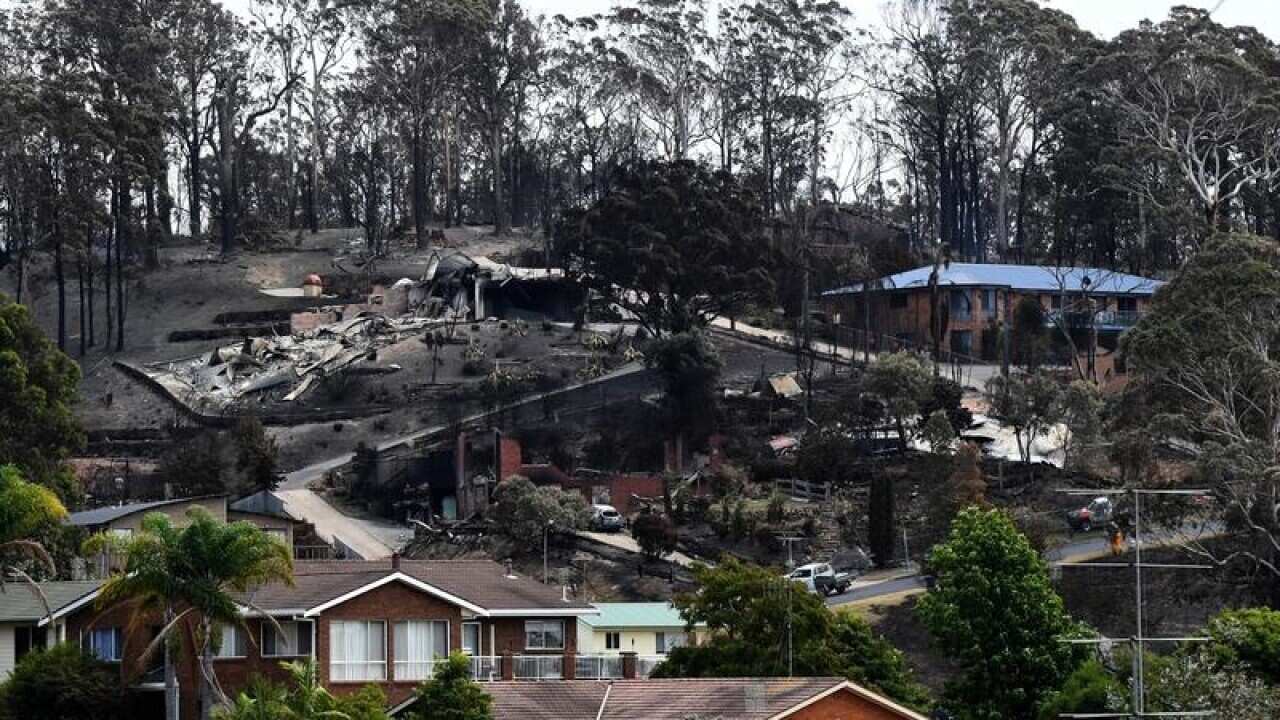 Tathra homes destroyed by a bushfire